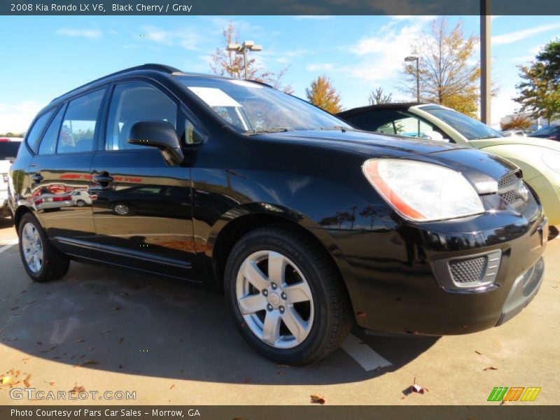 Black Cherry / Gray 2008 Kia Rondo LX V6