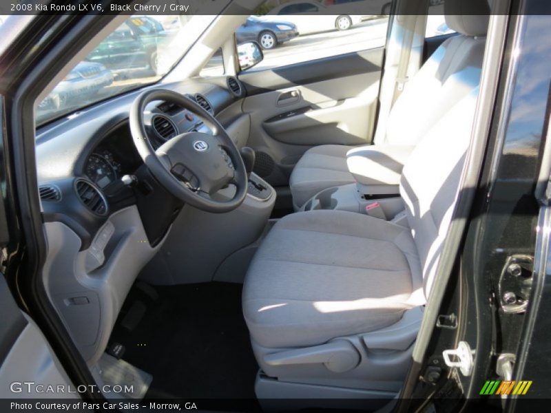 Black Cherry / Gray 2008 Kia Rondo LX V6