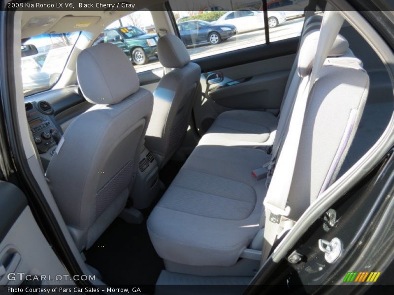 Black Cherry / Gray 2008 Kia Rondo LX V6