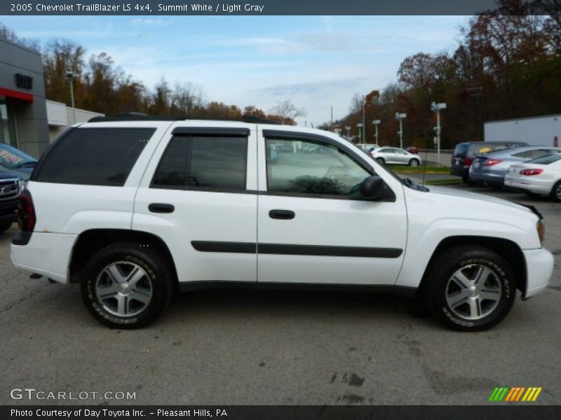 Summit White / Light Gray 2005 Chevrolet TrailBlazer LS 4x4