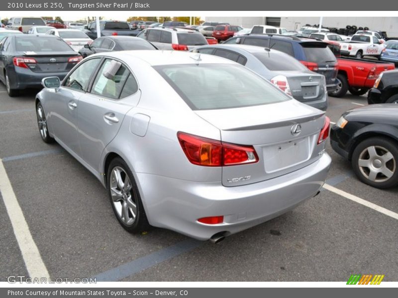 Tungsten Silver Pearl / Black 2010 Lexus IS 250