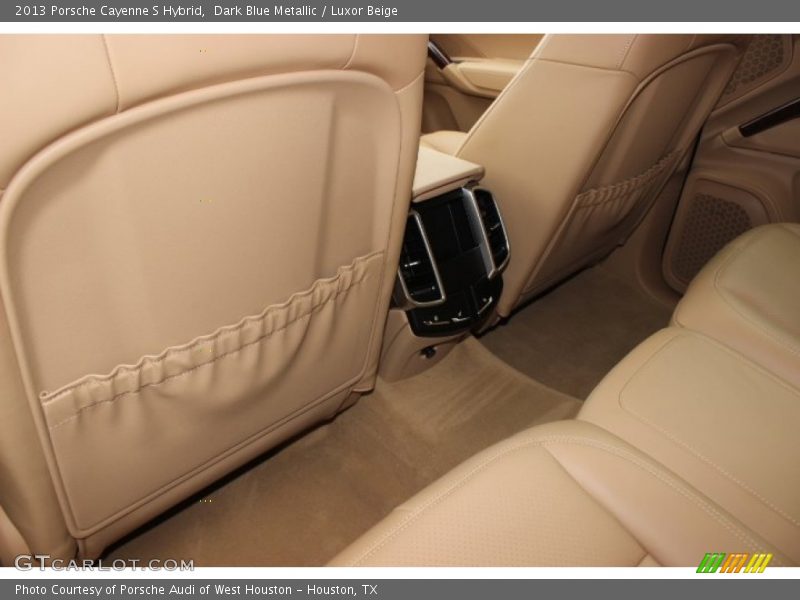 Dark Blue Metallic / Luxor Beige 2013 Porsche Cayenne S Hybrid