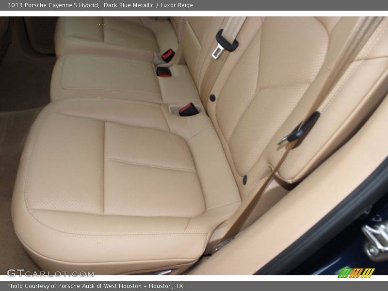 Dark Blue Metallic / Luxor Beige 2013 Porsche Cayenne S Hybrid