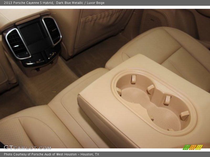 Dark Blue Metallic / Luxor Beige 2013 Porsche Cayenne S Hybrid