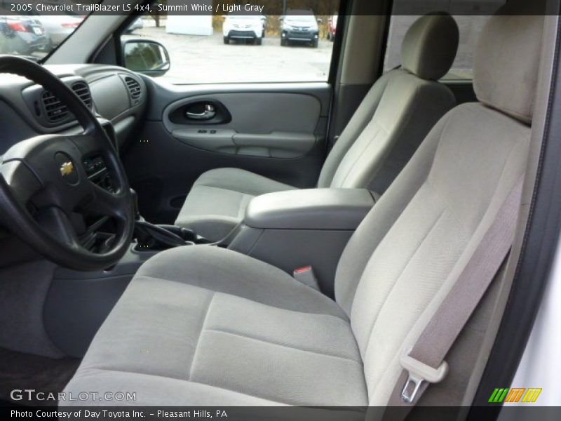 Summit White / Light Gray 2005 Chevrolet TrailBlazer LS 4x4