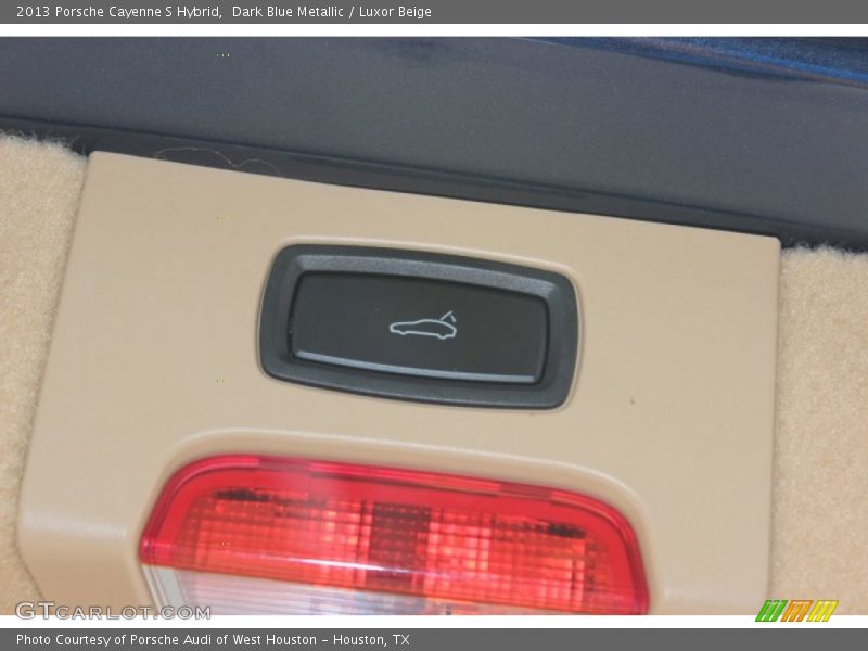 Dark Blue Metallic / Luxor Beige 2013 Porsche Cayenne S Hybrid