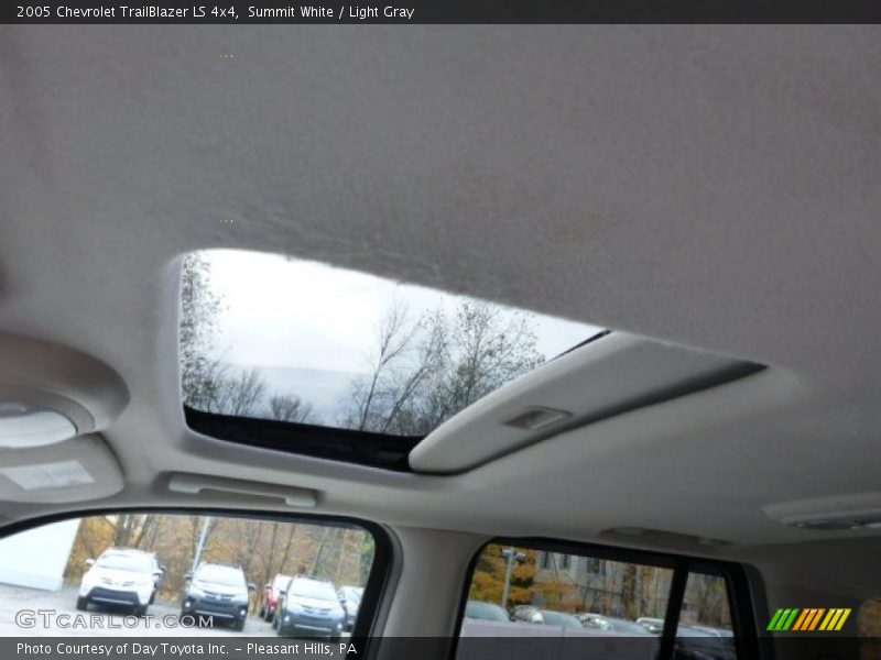 Summit White / Light Gray 2005 Chevrolet TrailBlazer LS 4x4