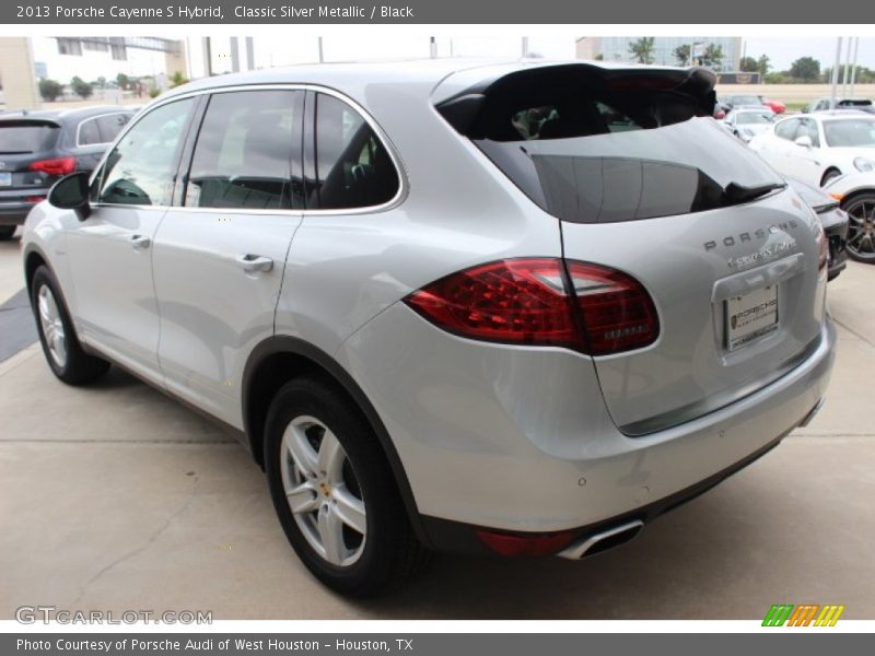 Classic Silver Metallic / Black 2013 Porsche Cayenne S Hybrid