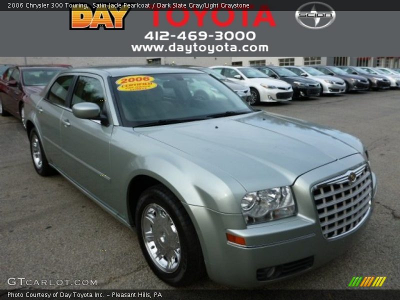 Satin Jade Pearlcoat / Dark Slate Gray/Light Graystone 2006 Chrysler 300 Touring