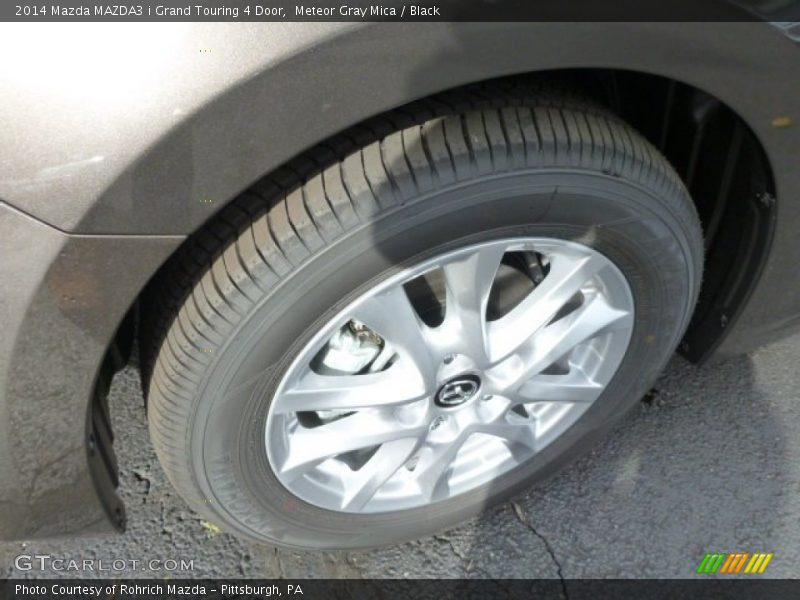 Meteor Gray Mica / Black 2014 Mazda MAZDA3 i Grand Touring 4 Door
