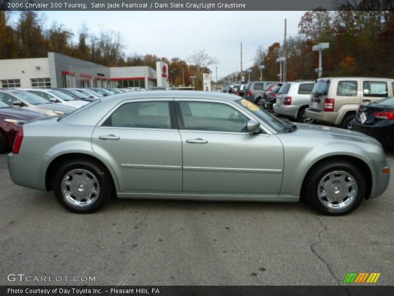 Satin Jade Pearlcoat / Dark Slate Gray/Light Graystone 2006 Chrysler 300 Touring