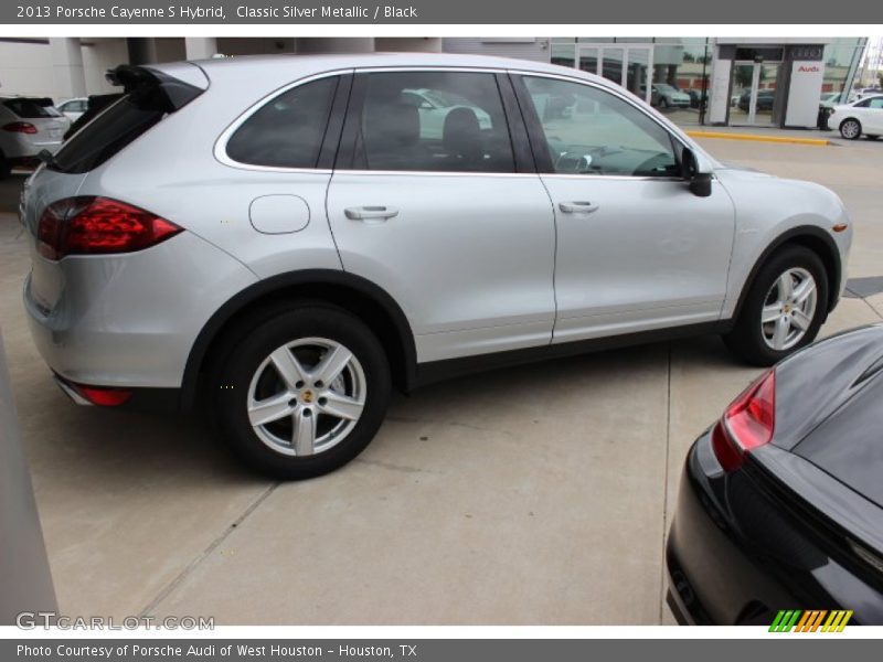 Classic Silver Metallic / Black 2013 Porsche Cayenne S Hybrid