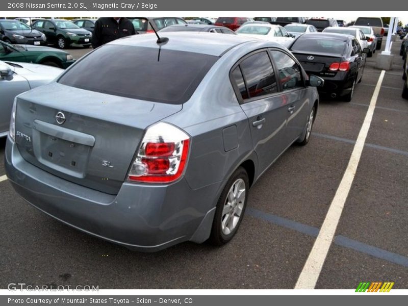 Magnetic Gray / Beige 2008 Nissan Sentra 2.0 SL