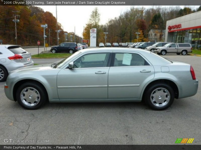 Satin Jade Pearlcoat / Dark Slate Gray/Light Graystone 2006 Chrysler 300 Touring