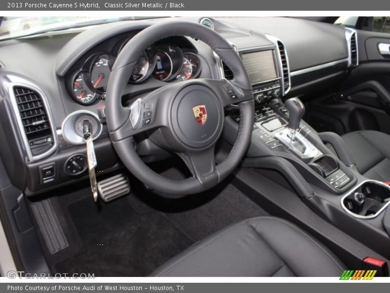 Black Interior - 2013 Cayenne S Hybrid 