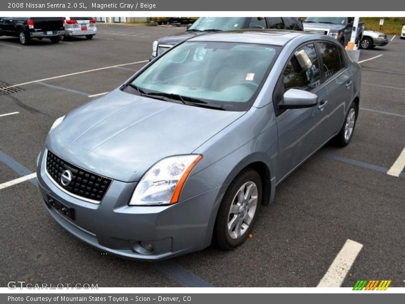 Magnetic Gray / Beige 2008 Nissan Sentra 2.0 SL