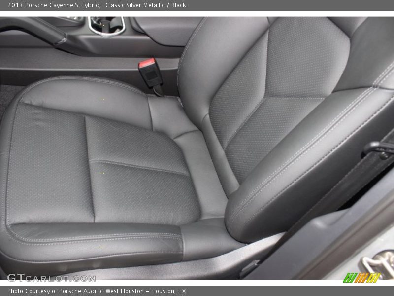 Classic Silver Metallic / Black 2013 Porsche Cayenne S Hybrid