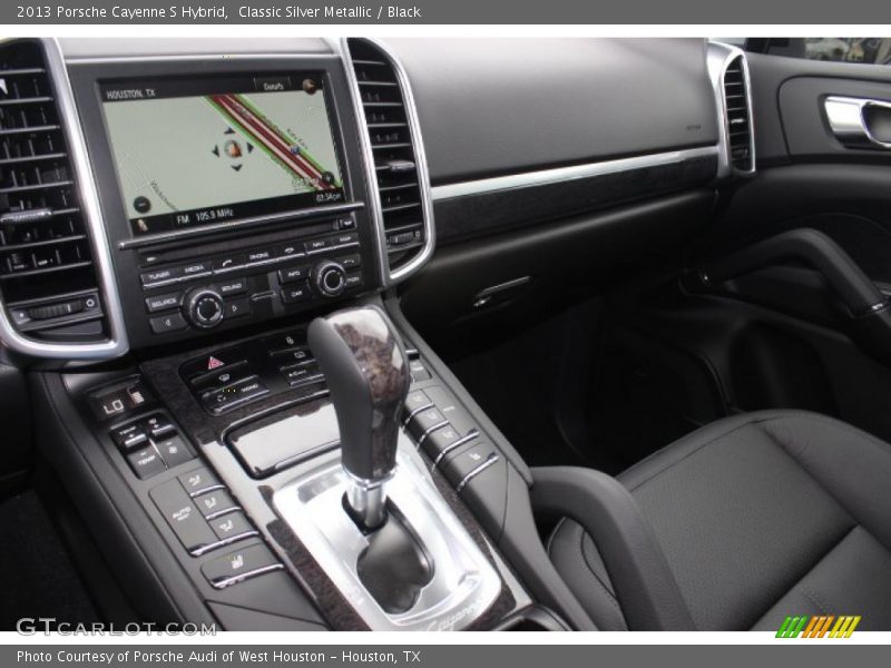 Classic Silver Metallic / Black 2013 Porsche Cayenne S Hybrid