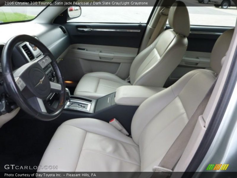 Satin Jade Pearlcoat / Dark Slate Gray/Light Graystone 2006 Chrysler 300 Touring