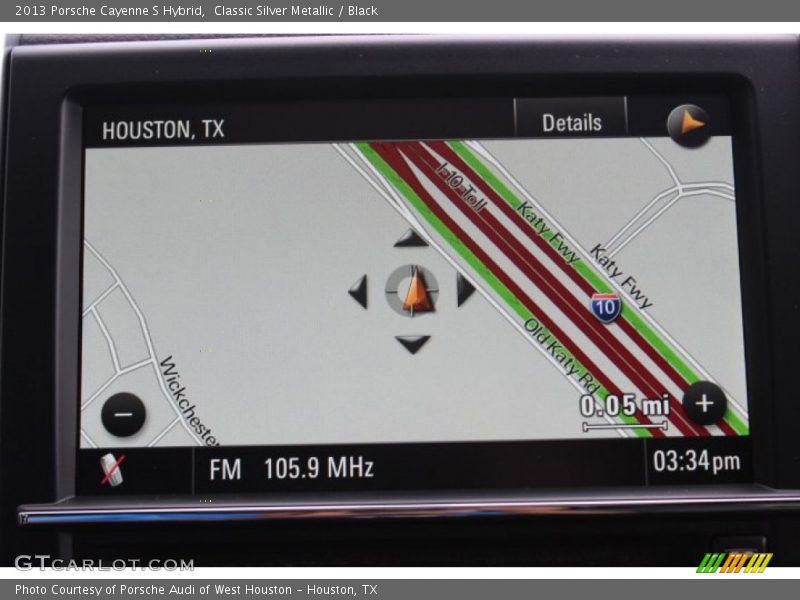 Navigation of 2013 Cayenne S Hybrid