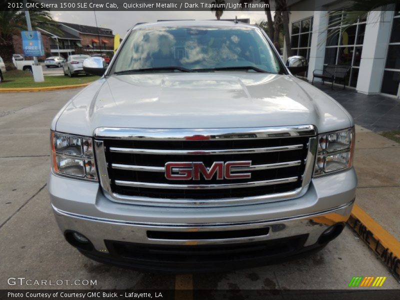 Quicksilver Metallic / Dark Titanium/Light Titanium 2012 GMC Sierra 1500 SLE Crew Cab