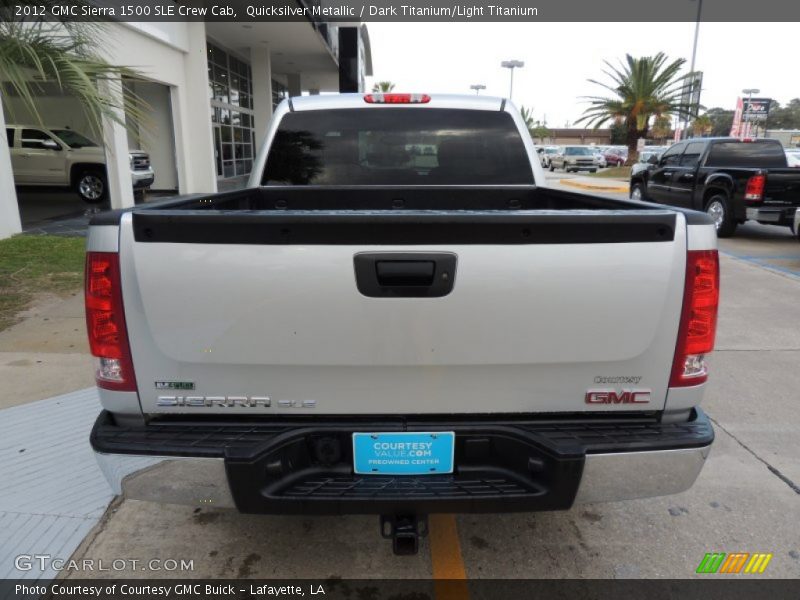 Quicksilver Metallic / Dark Titanium/Light Titanium 2012 GMC Sierra 1500 SLE Crew Cab