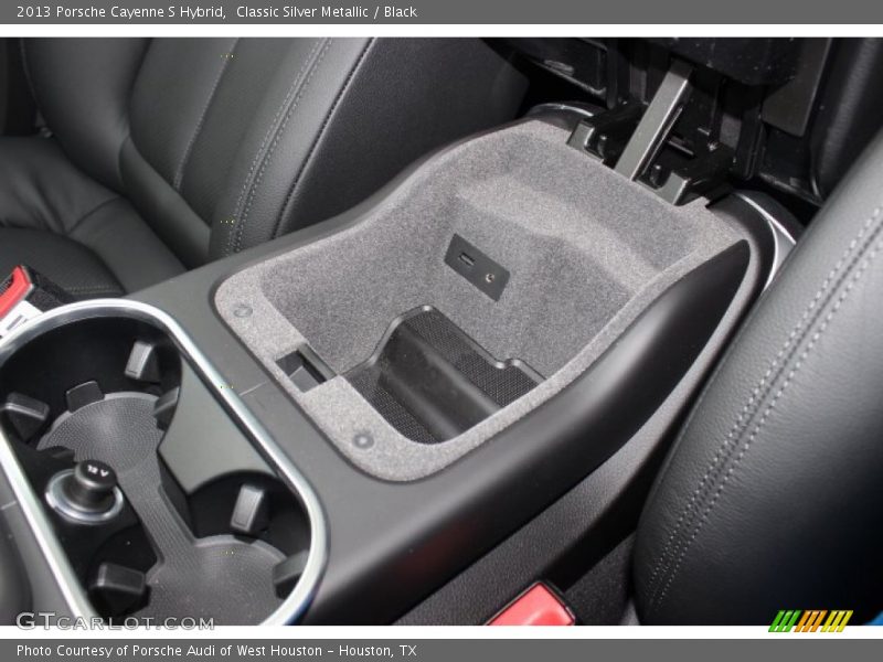 Classic Silver Metallic / Black 2013 Porsche Cayenne S Hybrid