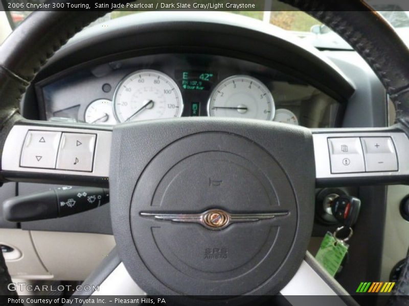 Satin Jade Pearlcoat / Dark Slate Gray/Light Graystone 2006 Chrysler 300 Touring
