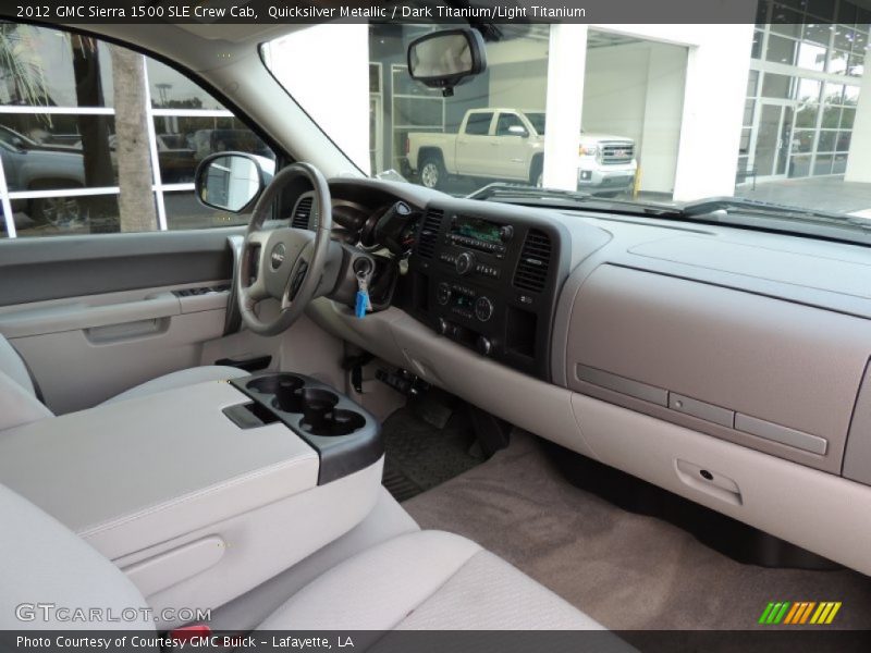 Quicksilver Metallic / Dark Titanium/Light Titanium 2012 GMC Sierra 1500 SLE Crew Cab