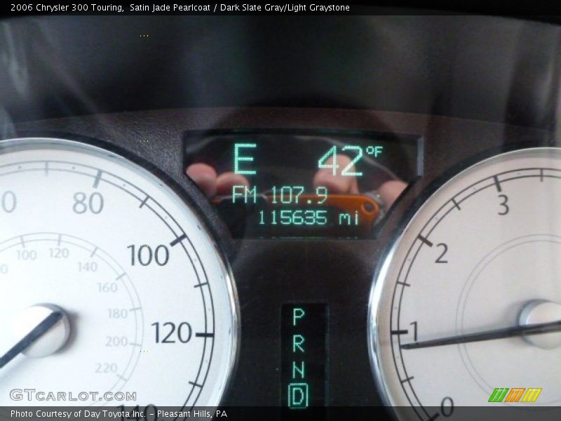 Satin Jade Pearlcoat / Dark Slate Gray/Light Graystone 2006 Chrysler 300 Touring
