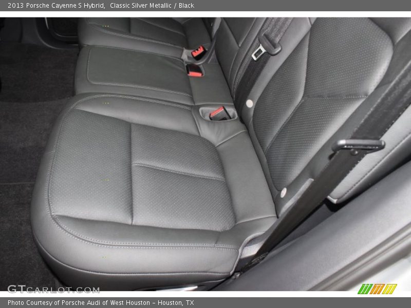 Classic Silver Metallic / Black 2013 Porsche Cayenne S Hybrid