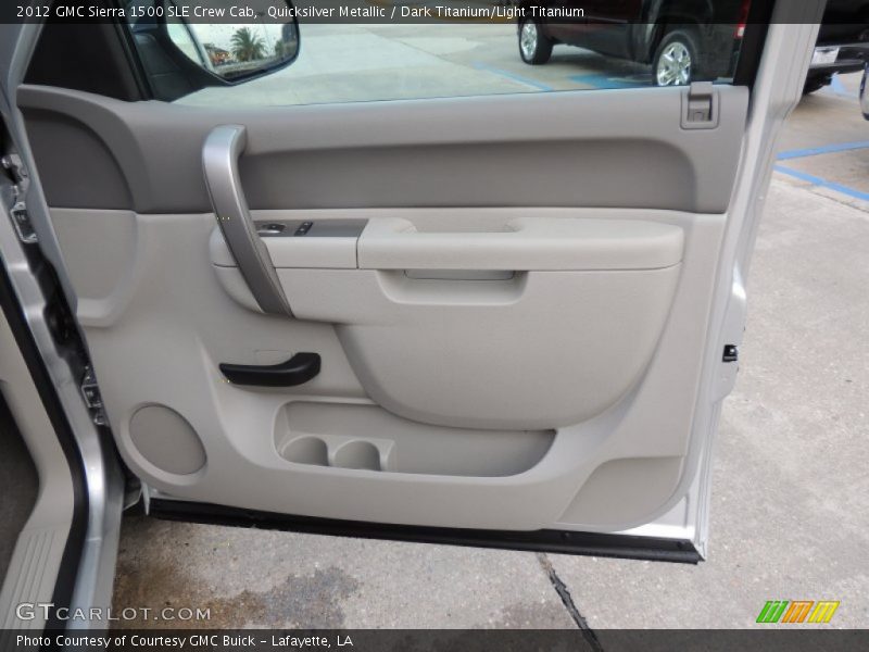 Quicksilver Metallic / Dark Titanium/Light Titanium 2012 GMC Sierra 1500 SLE Crew Cab