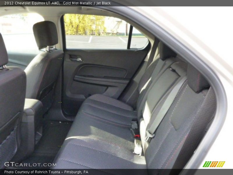 Gold Mist Metallic / Jet Black 2012 Chevrolet Equinox LT AWD