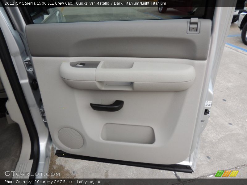 Quicksilver Metallic / Dark Titanium/Light Titanium 2012 GMC Sierra 1500 SLE Crew Cab
