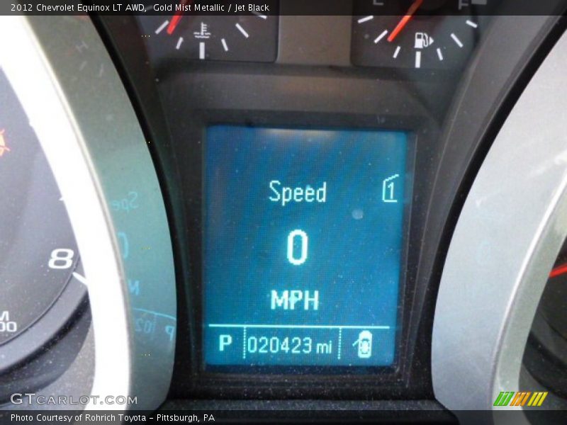 Gold Mist Metallic / Jet Black 2012 Chevrolet Equinox LT AWD