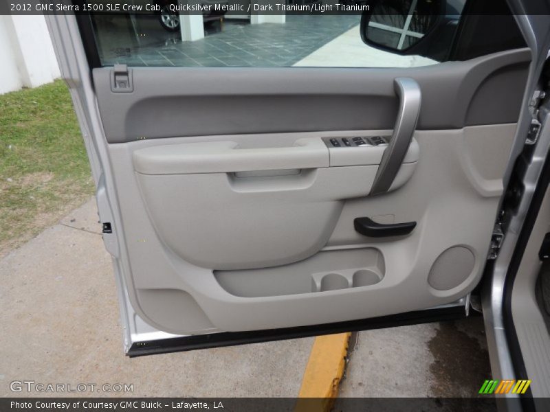 Quicksilver Metallic / Dark Titanium/Light Titanium 2012 GMC Sierra 1500 SLE Crew Cab