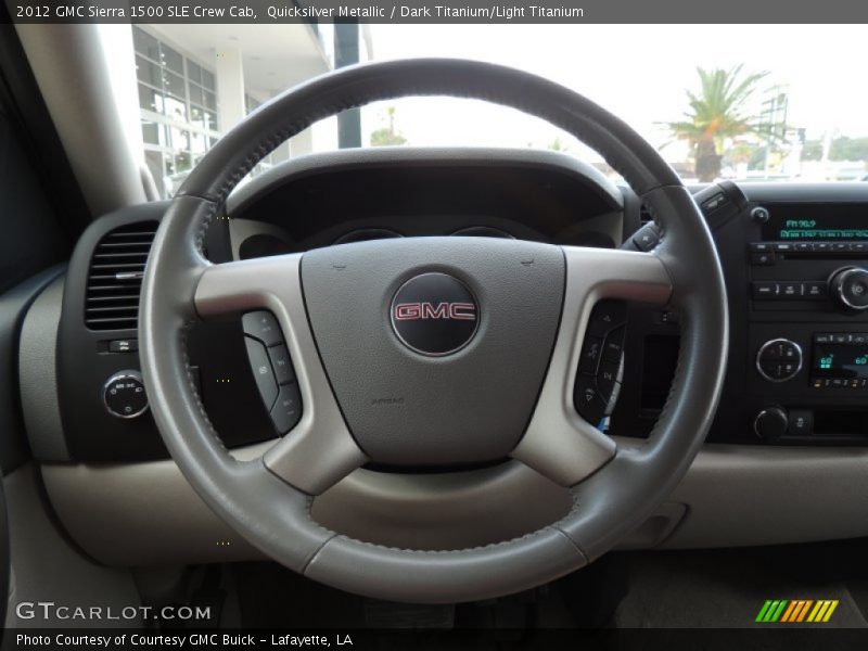 Quicksilver Metallic / Dark Titanium/Light Titanium 2012 GMC Sierra 1500 SLE Crew Cab