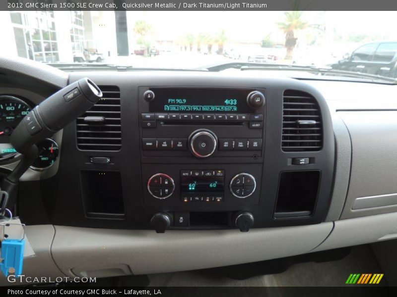 Quicksilver Metallic / Dark Titanium/Light Titanium 2012 GMC Sierra 1500 SLE Crew Cab