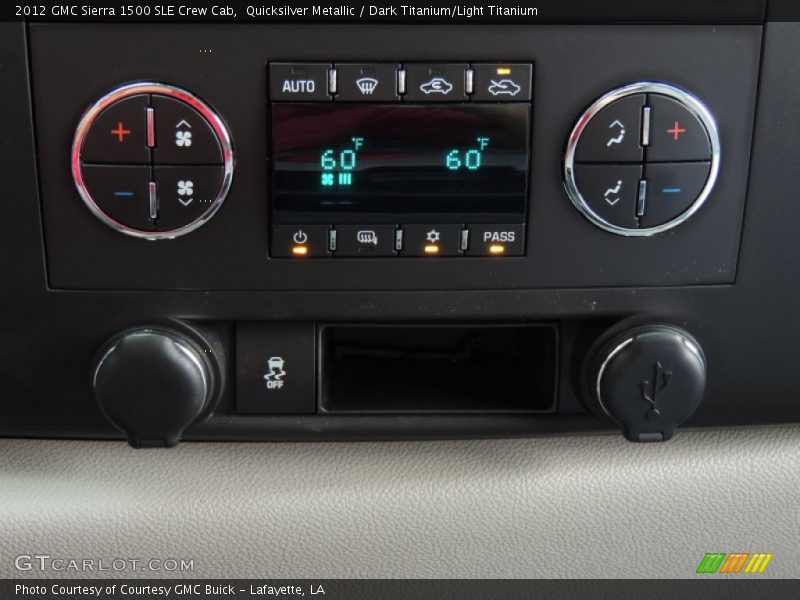 Quicksilver Metallic / Dark Titanium/Light Titanium 2012 GMC Sierra 1500 SLE Crew Cab