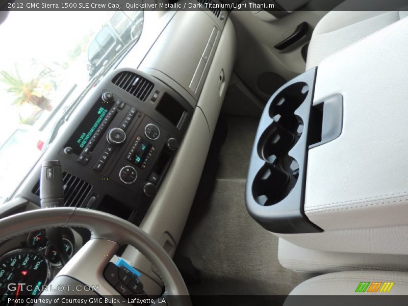 Quicksilver Metallic / Dark Titanium/Light Titanium 2012 GMC Sierra 1500 SLE Crew Cab