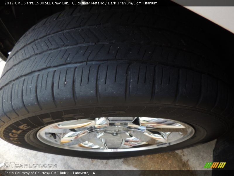 Quicksilver Metallic / Dark Titanium/Light Titanium 2012 GMC Sierra 1500 SLE Crew Cab