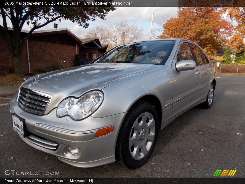 Brilliant Silver Metallic / Ash 2005 Mercedes-Benz C 320 4Matic Sedan