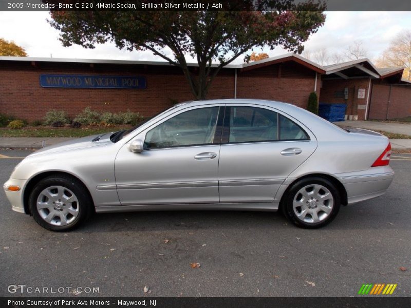 Brilliant Silver Metallic / Ash 2005 Mercedes-Benz C 320 4Matic Sedan