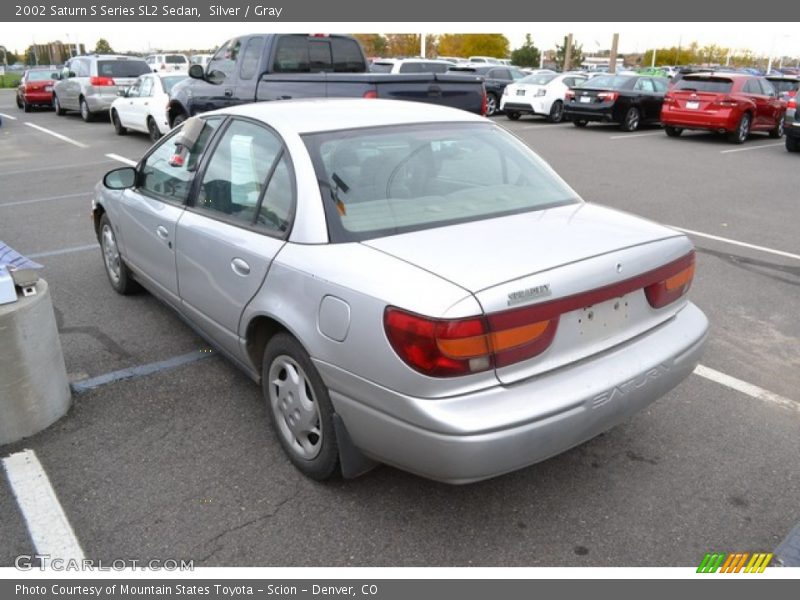 Silver / Gray 2002 Saturn S Series SL2 Sedan
