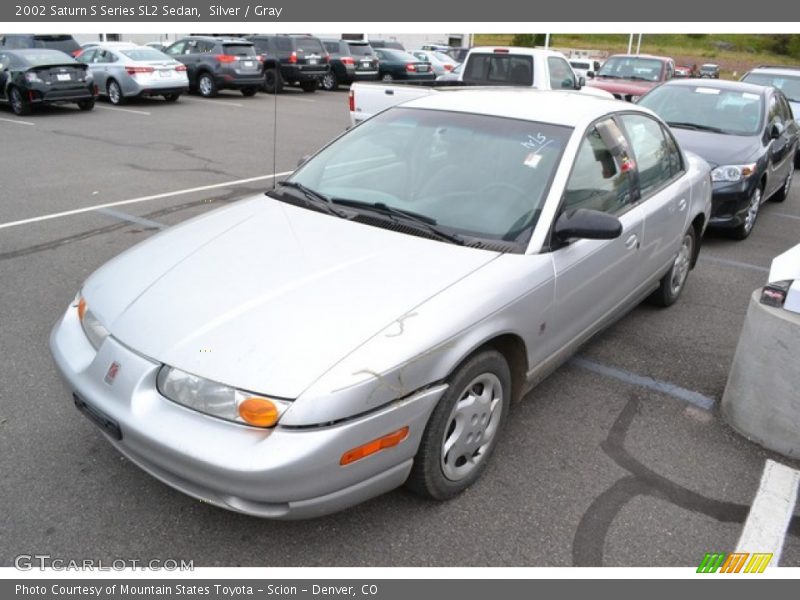 Silver / Gray 2002 Saturn S Series SL2 Sedan