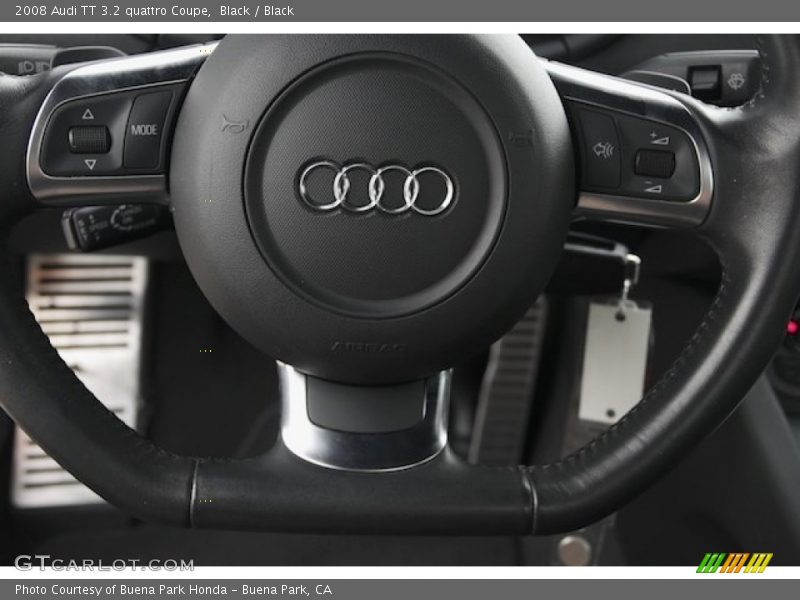 Black / Black 2008 Audi TT 3.2 quattro Coupe