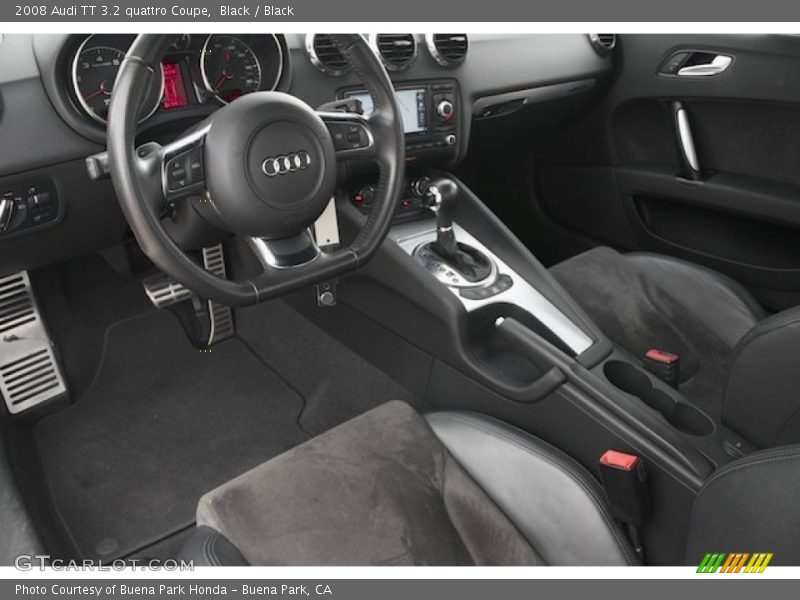 Black Interior - 2008 TT 3.2 quattro Coupe 