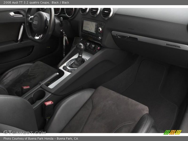 Black / Black 2008 Audi TT 3.2 quattro Coupe