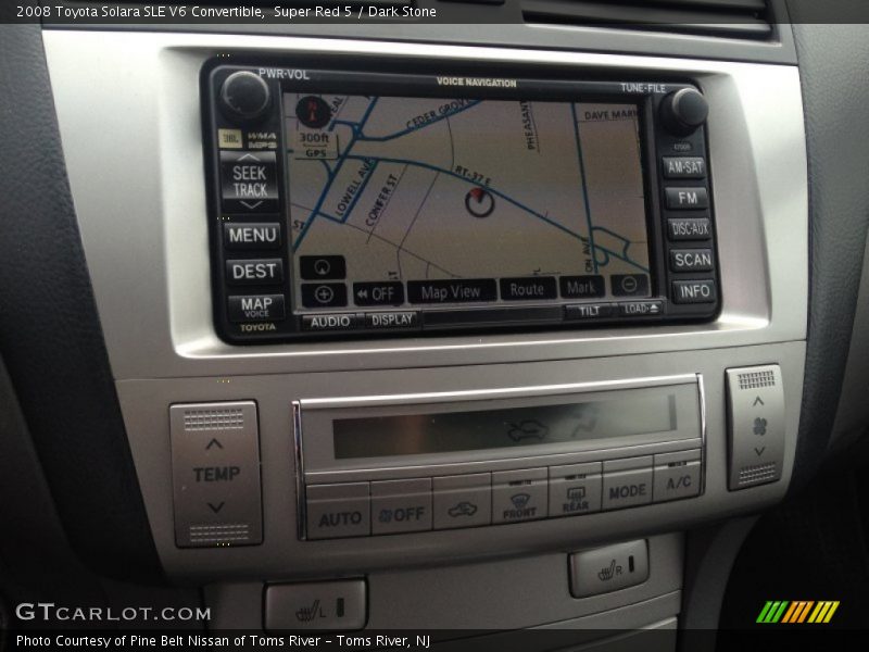 Super Red 5 / Dark Stone 2008 Toyota Solara SLE V6 Convertible