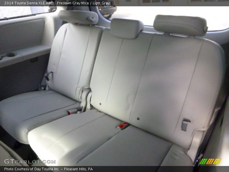 Predawn Gray Mica / Light Gray 2014 Toyota Sienna XLE AWD